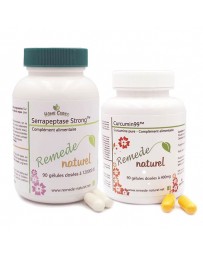 Lot curcumin 99 et serrapeptase strong