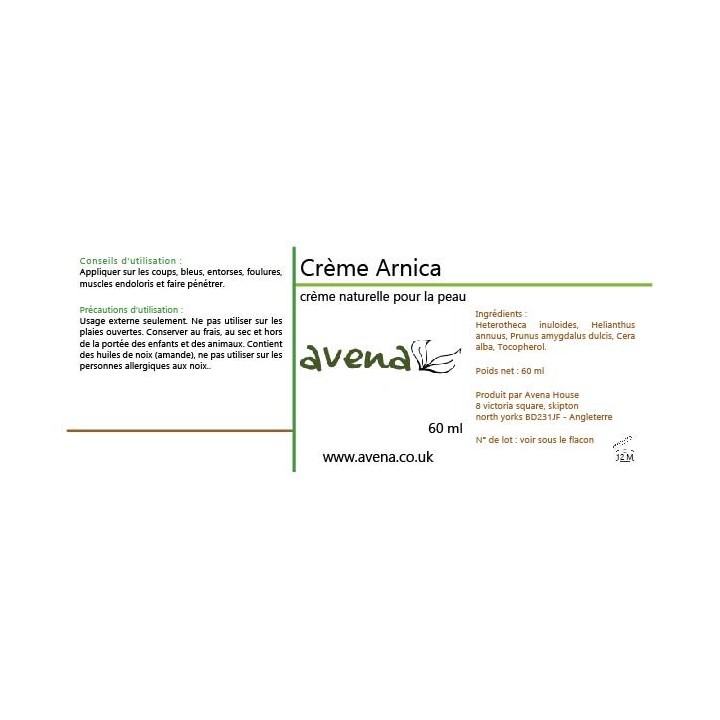 Crème Arnica