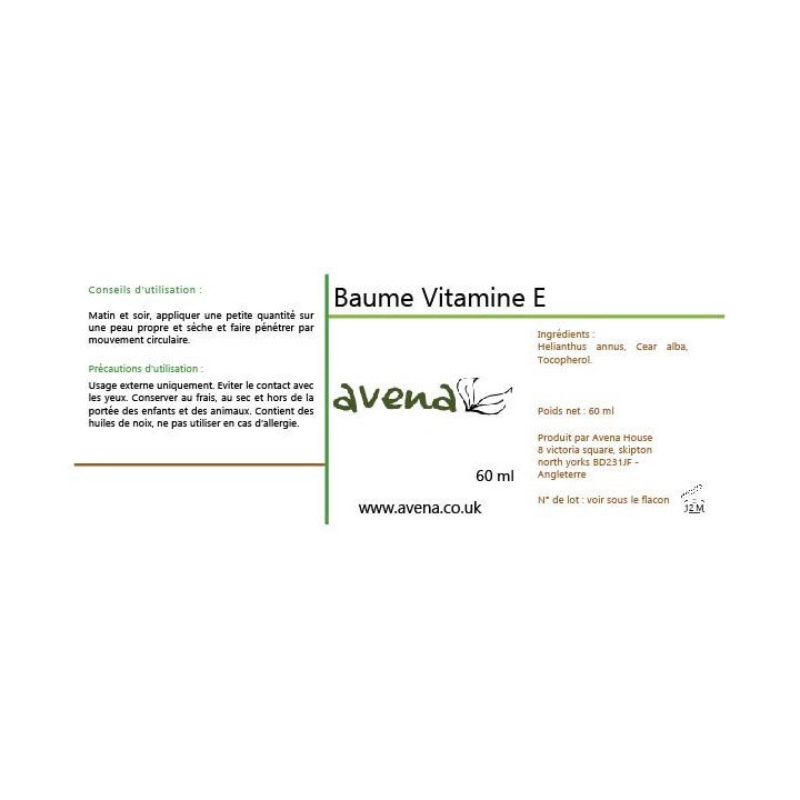 Baume Vitamine E