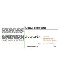 Cristaux de menthol