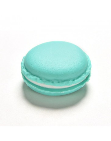 mini boite macaron bleu