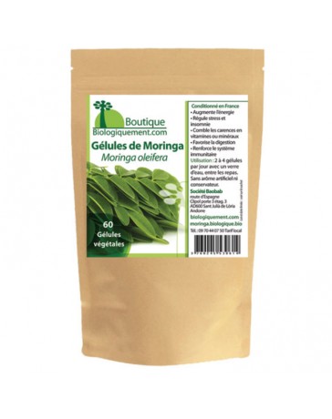 Moringa leaves in capsules