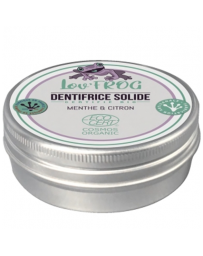 Dentifrice solide menthe et citron