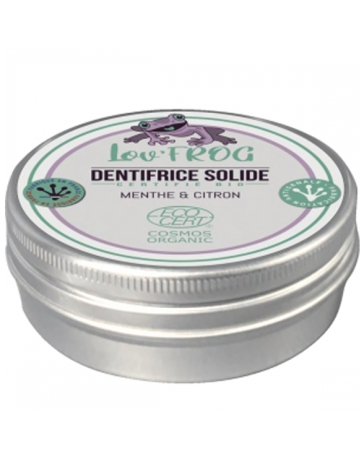 Mint and lemon solid toothpaste Mint and lemon solid toothpaste