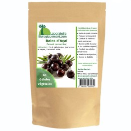 Baies d'Açai en gélules