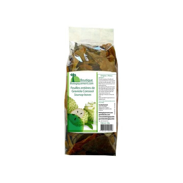 Graviola Corossol -    whole leaves