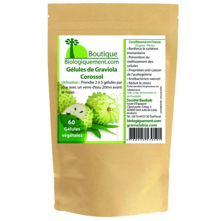 Graviola - Corossol fruit séché riche en vitamines, minéraux