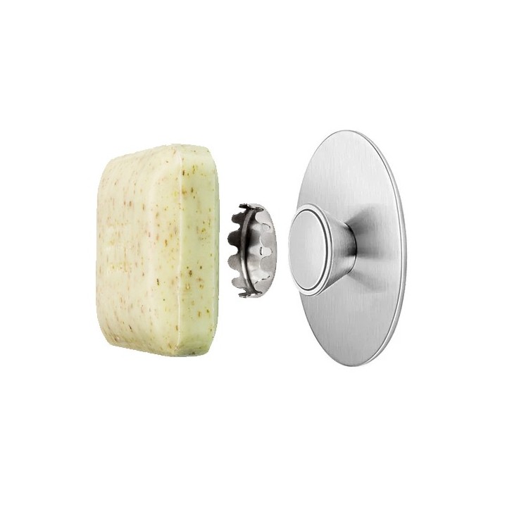 Support magnétique pour savon en pain, pratique et esthétique !