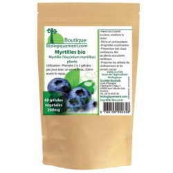 Blueberry in capsules