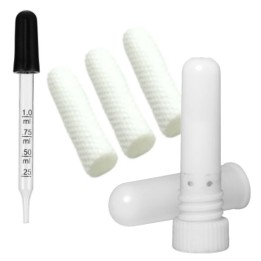 Complete essential oil inhaler pack with refills