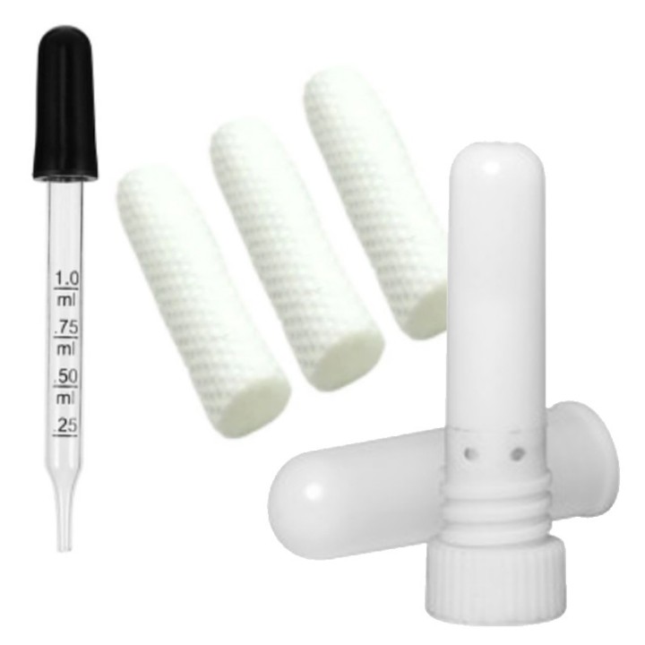 Pack complet inhalateur d'huiles essentielles avec recharges