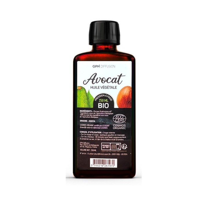 Bio-Avocadoöl, 100 % natürlich, erste Kaltpressung