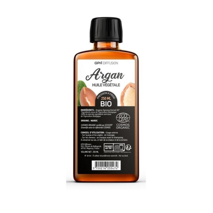Organic argan oil, 100% natural, first cold pressing
