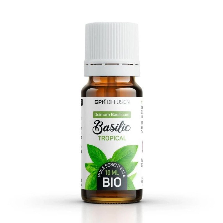 Ätherisches Öl aus tropischem Bio-Basilikum 10ml