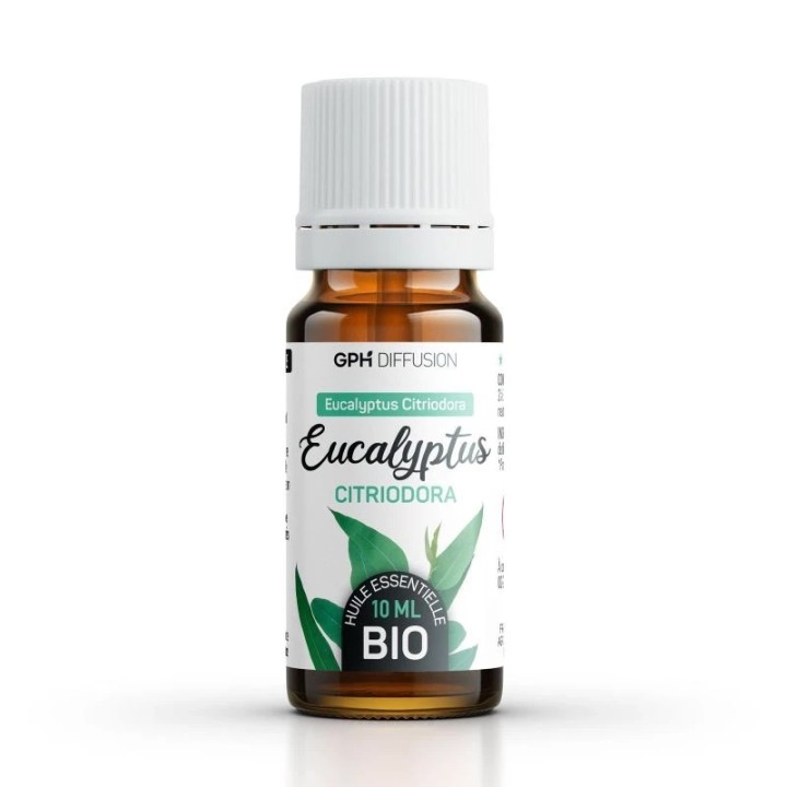 essential oil of eucalyptus citriodra / organic lemon 10ml