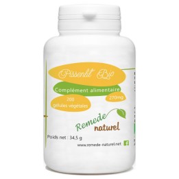 Organic Dandelion root in vegetable capsules, rich in vitamins and minerals