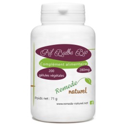 Ail bulbe en complément alimentaire bio, puissant antioxydant naturel