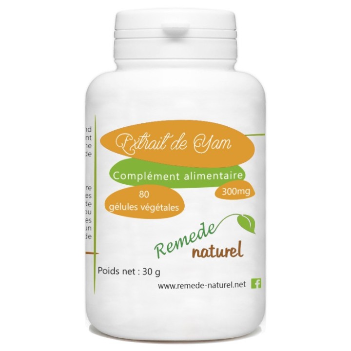 Wild Yam 400mg pour problèmes féminins, ménopause, douleurs, libido