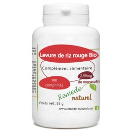 Levure de riz rouge - 9,9mg de monacoline/jour pour le cholestérol