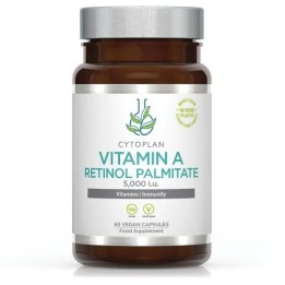 Vitamine A vegan sous forme de palmitate de rétinol dosée à 5000iu
