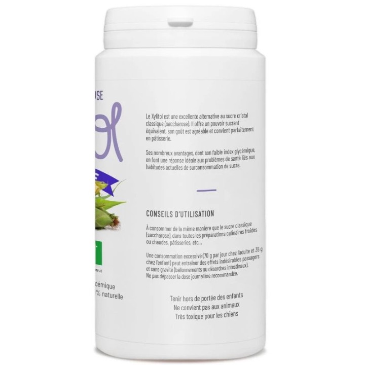 Xylitol bio en poudre, l'édulcorant naturel et bon pour la santé