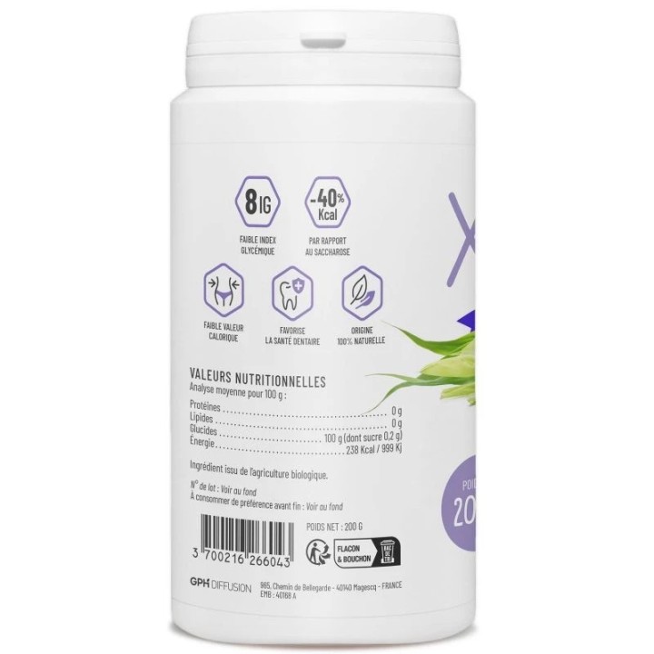 Xylitol bio en poudre, l'édulcorant naturel et bon pour la santé