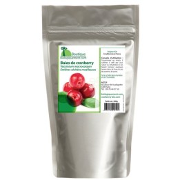 Cranberry berry recognized for its virtues on the urinary system