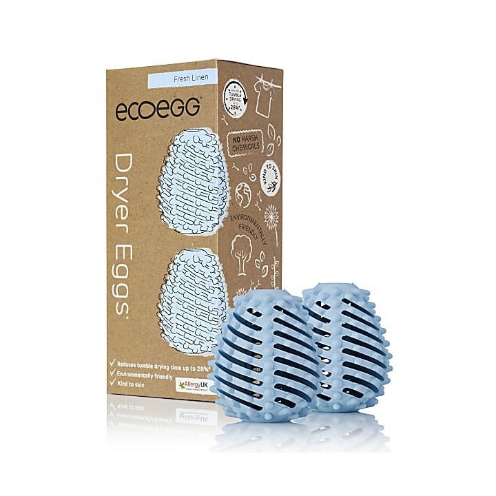 Boule de séchage dryer egg ecoegg, écologique, naturelle, bon pour la peau