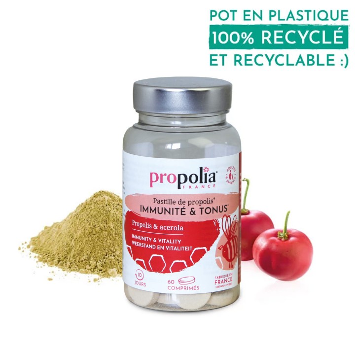 Propolis et vitamine C dans un comprimé à croquer : le coup de fouet !