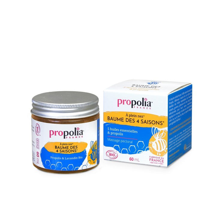 Frischer und abschwellender Balsam mit Propolis und ätherischen Ölen