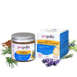 Frischer und abschwellender Balsam mit Propolis und ätherischen Ölen