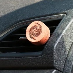 Diffusor für ätherische Öle aus Holz für das Auto