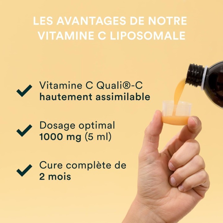 Vitamine C vegan sous forme de poudre d'ascorbate de calcium soluble