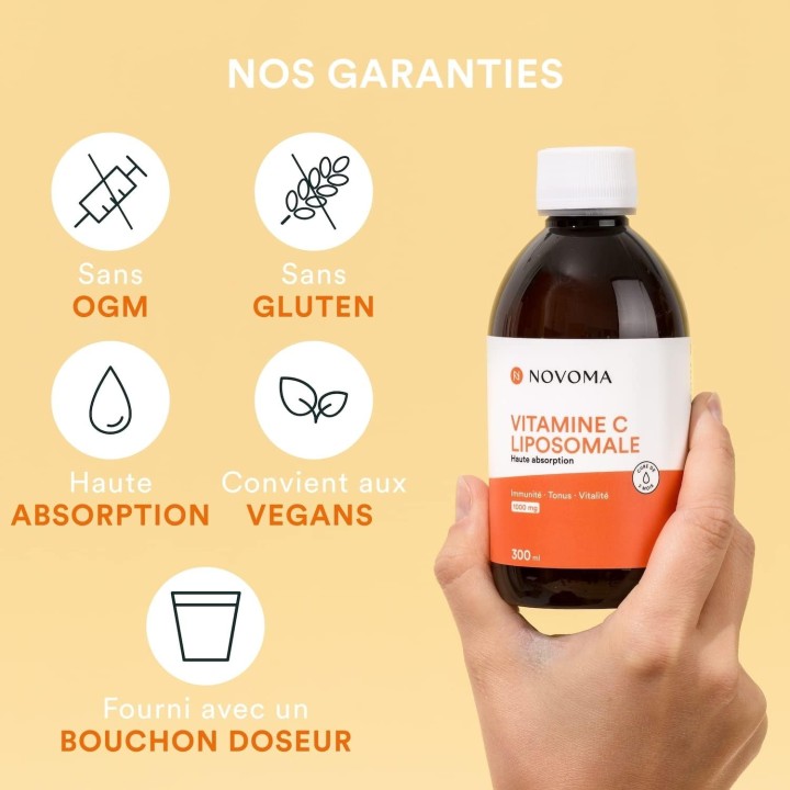 Vitamine C vegan sous forme de poudre d'ascorbate de calcium soluble