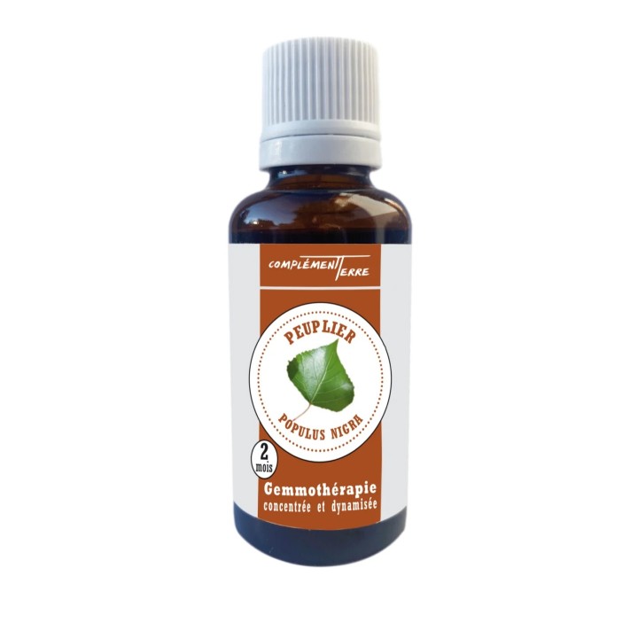 Macerate of fresh organic poplar buds