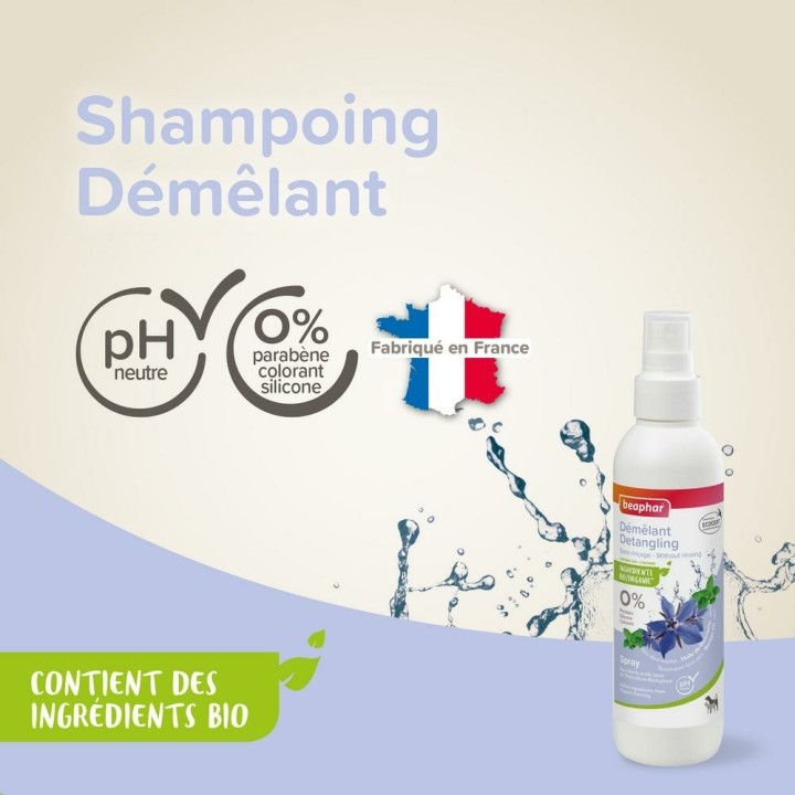 Ecocert-zertifiziertes natürliches Entwirrungsspray für Hunde und Katzen