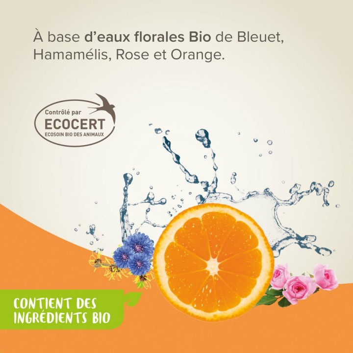 Lotion naturelle pour le nettoyage des yeux des animaux