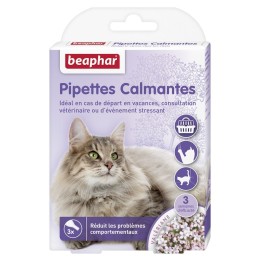 Pipettes calmantes à la valériane pour réduire le stress des chats