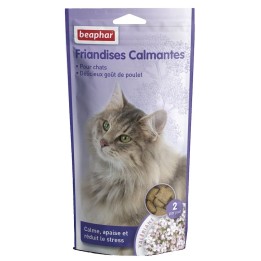 Friandises calmantes goût poulet, à la valériane et à la mélisse