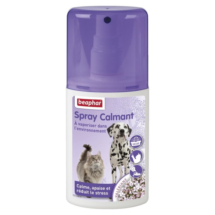 Spray calmant naturel à la valériane pour chats et chiens