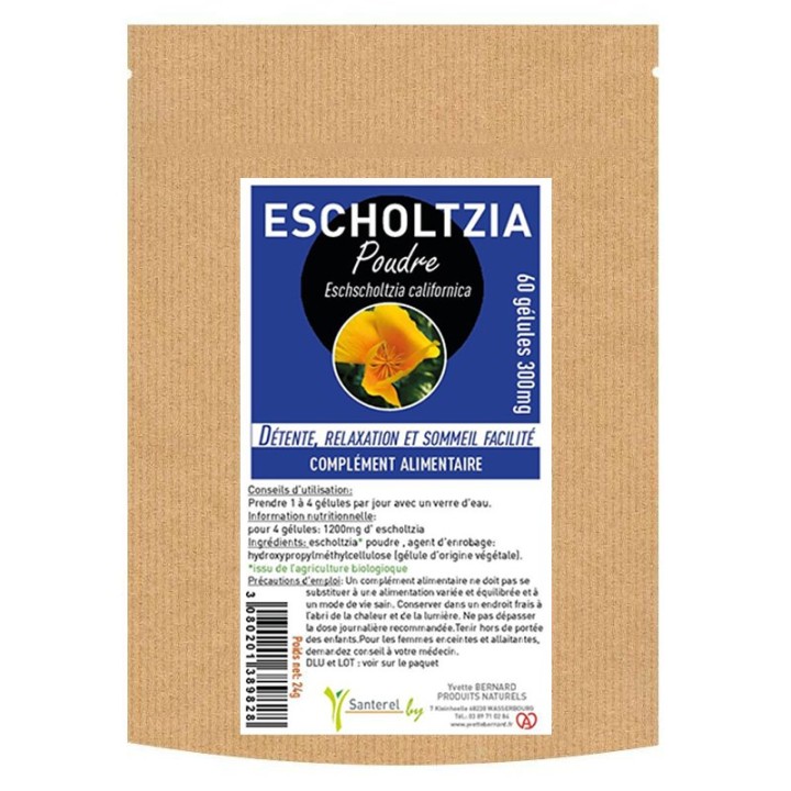 Escholtzia en gélules pour le calme et une relaxation naturelle