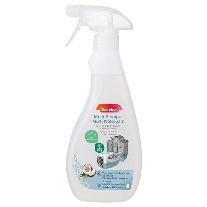 Multi-Reinigungsspray mit Probiotika für Körbe, Kisten, Käfige etc.