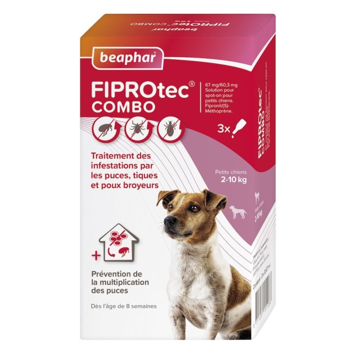 Antiparasitic pipettes for small dogs from 2 to 10 kg
