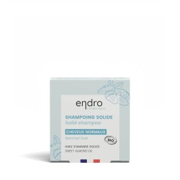 Festes Shampoo mit Reispulver und Ölen für normales Haar