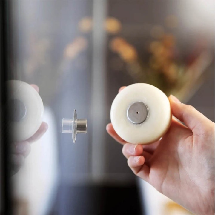 Support magnétique pour savon en pain, pratique et esthétique !