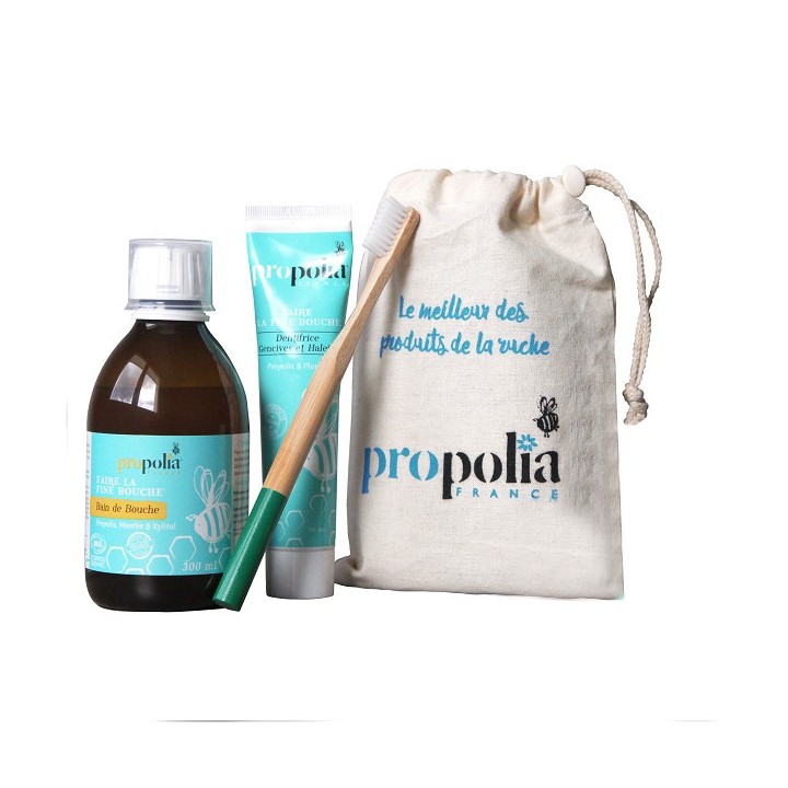 L'essentiel pour votre hygiène dentaire à la propolis sous la main !