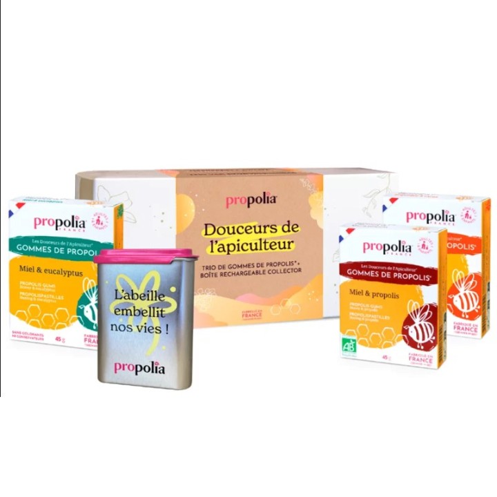 A discovery set of propolis gum, ideal for a gift.