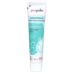 Dentifrice aux ingrédients naturels à base de propolis