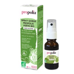 Spray de propolis verte BIO du Brésil sans alcool dès 3 ans