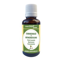 Gemmothérapie Macérat-mère de bourgeons pour le Surmenage & Ruminations